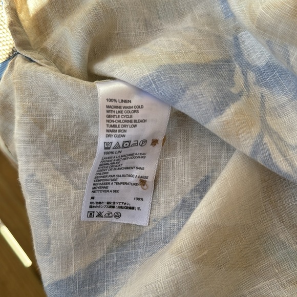 Tommy Bahama 100% linen original fit shirt. Size large - Picture 5 of 5